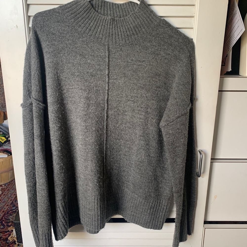 Gray sweater